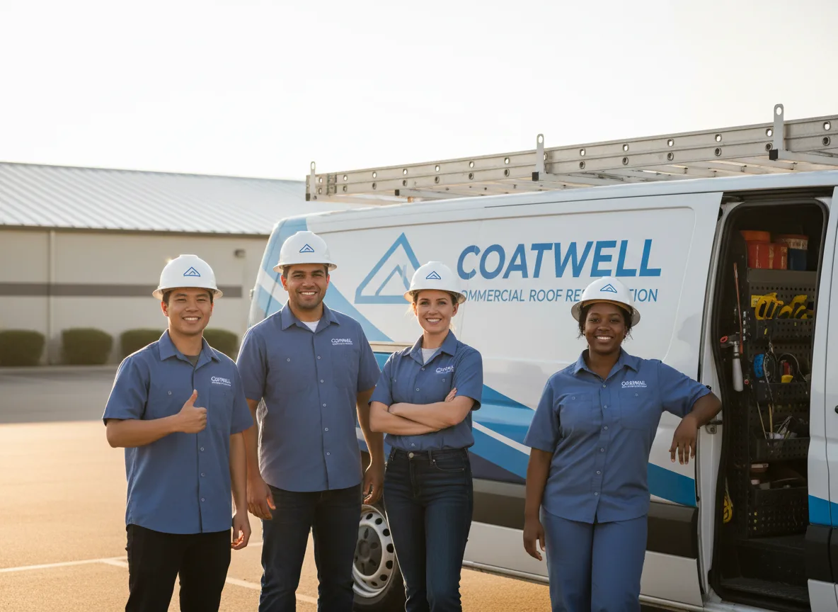 Commercial roof coating company in Upson, WI